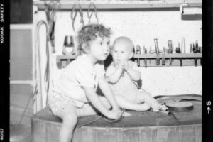 Kennedy Kids playing at the shop
